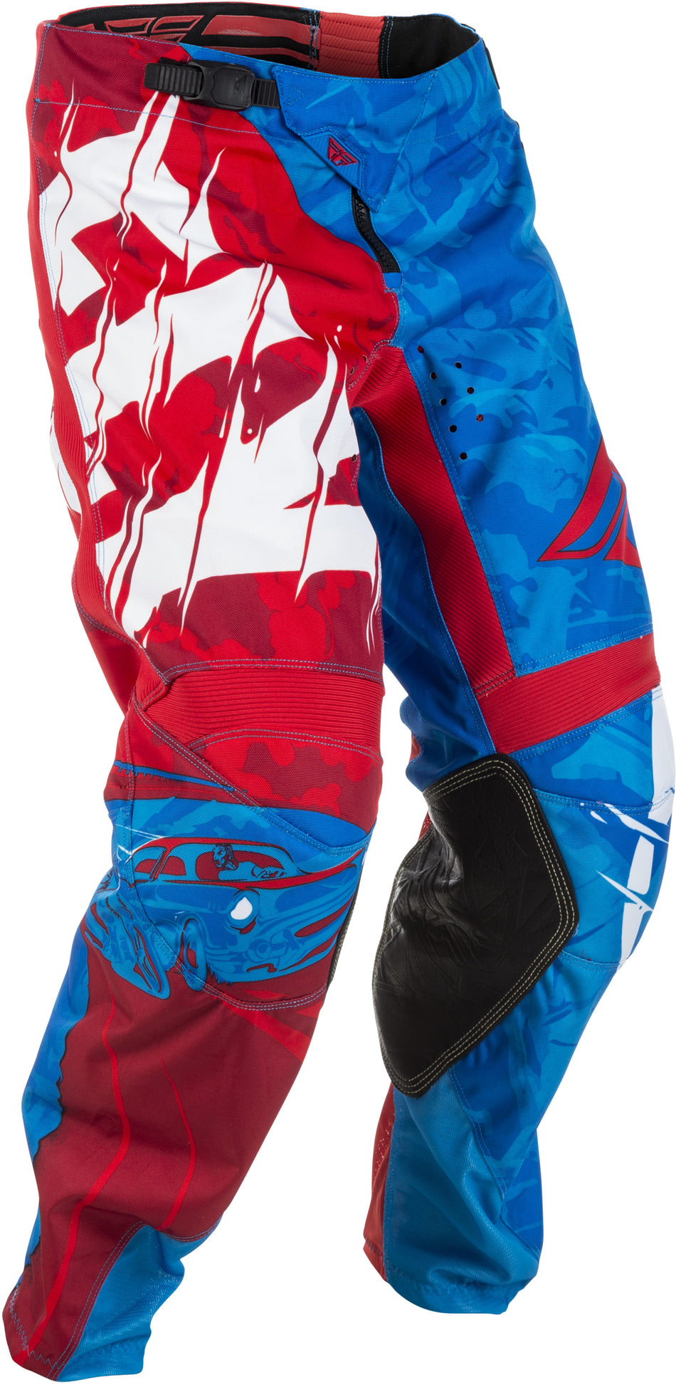 FLY RACING Kinetic Outlaw Pants Red/Blue Sz 38 371-53238