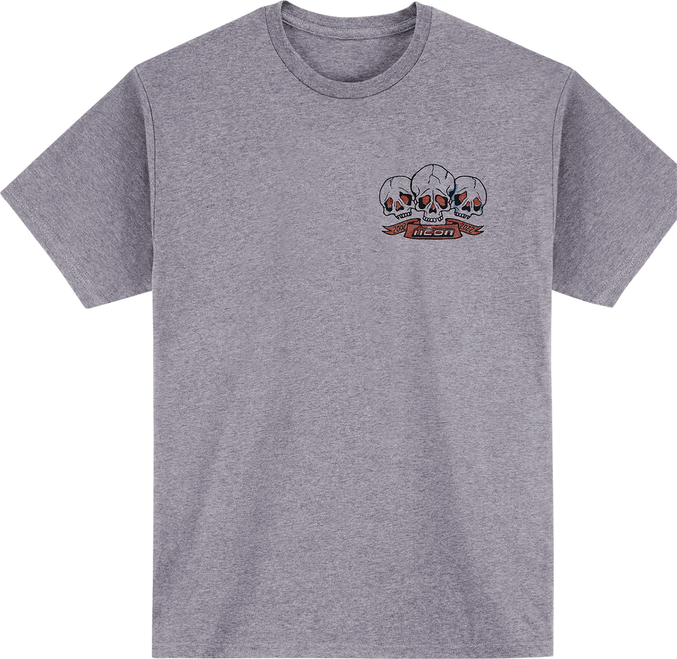 ICON Stick-N-Poke™ T-Shirt - Ash Heather - Large 3030-22903