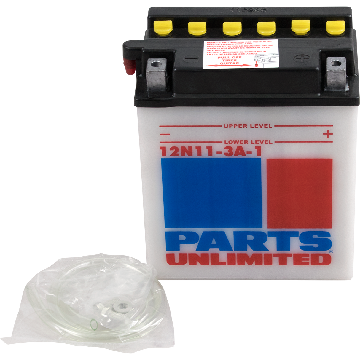 Parts Unlimited Konventionelle Batterie 12n113a1 