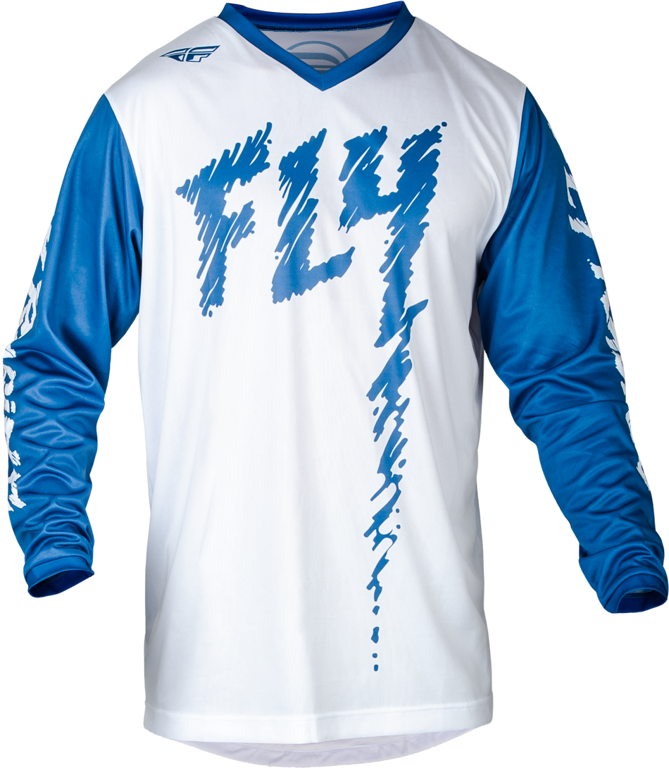 FLY RACING Youth F-16 Jersey True Blue/White Yl 377-223YL