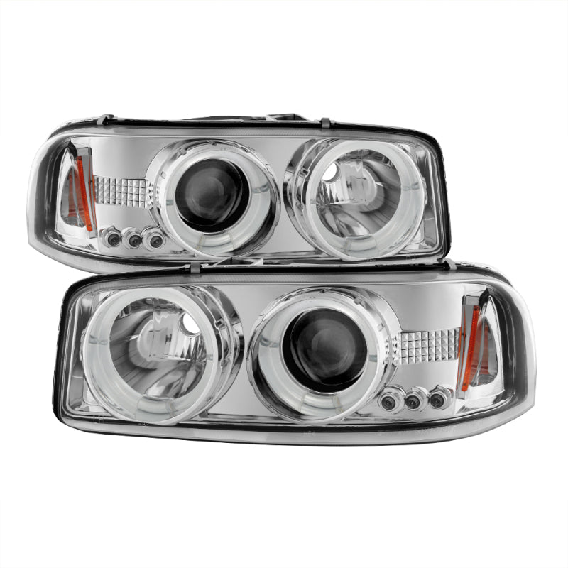 Spyder GMC Sierra 1500/2500/3500 99-06 Projector Headlights LED Halo LED Chrome PRO-YD-CDE00-HL-C 5009364