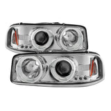 Spyder GMC Sierra 1500/2500/3500 99-06 Projector Headlights LED Halo LED Chrome PRO-YD-CDE00-HL-C 5009364