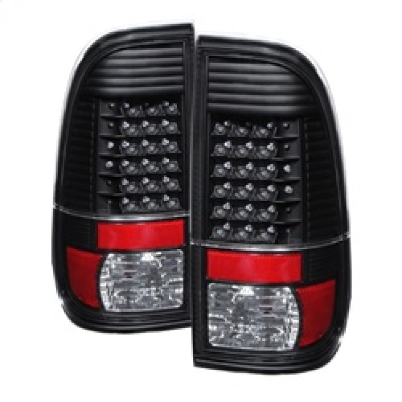 Xtune Ford Super Duty 08-15 LED Tail Lights Black ALT-JH-FS08-LED-BK 9027680