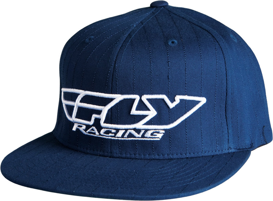 FLY RACING Corp. Pin Stripe Hat Navy/Whit E S/M 351-0151S