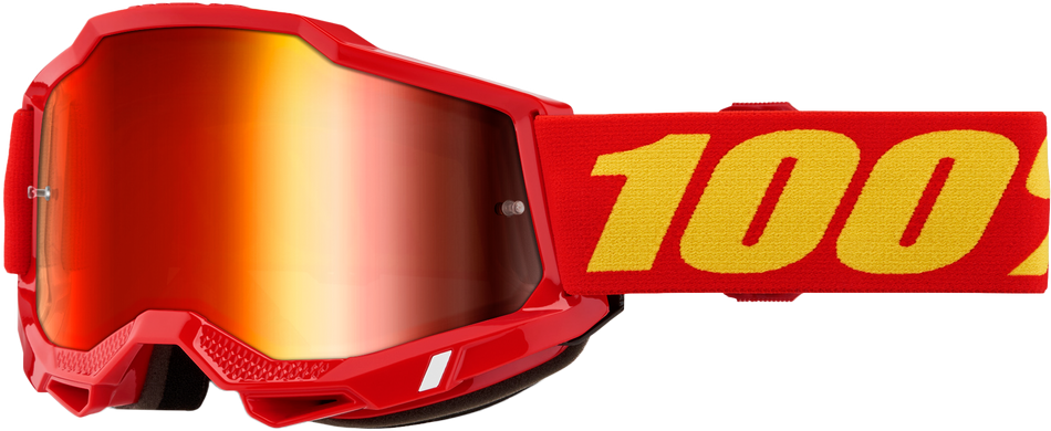100% Accuri 2 Goggle Red Mirror Red Lens 50014-00042