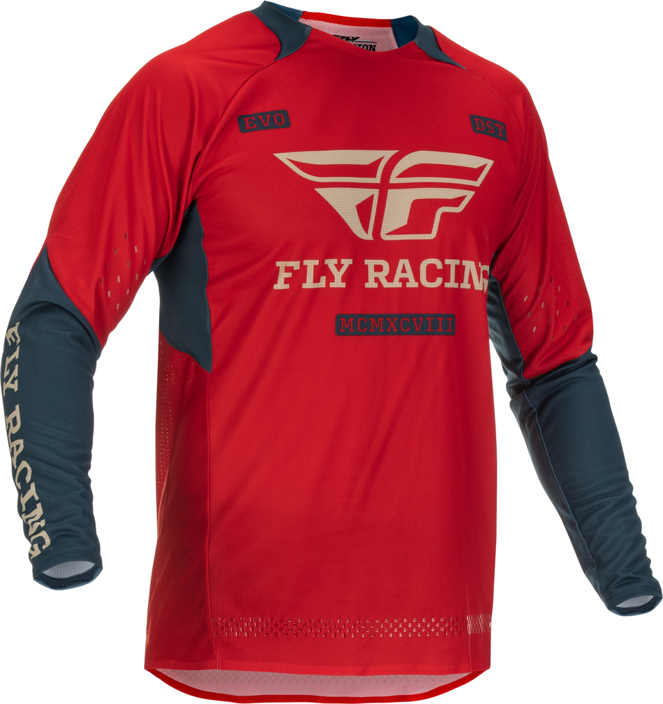 FLY RACING Evolution Dst Jersey Red/Grey Lg 375-125L