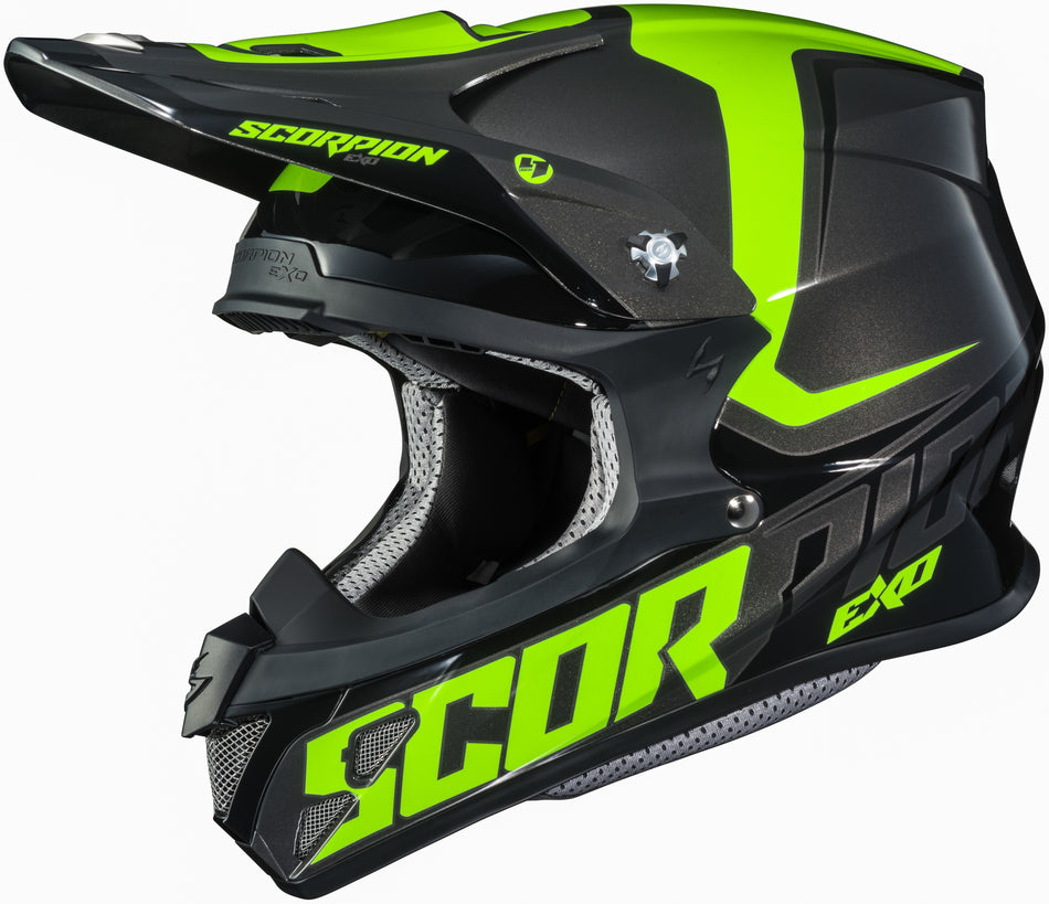 SCORPION EXO Vx-R70 Off-Road Helmet Ozark Hi-Vis/Dark Grey 2x 70-6847