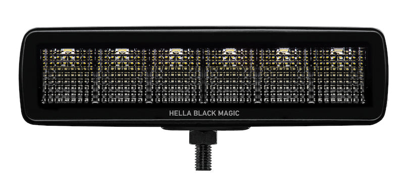 Hella Universal Black Magic 6 L.E.D. Mini Light Bar - Flood Beam LA358176201