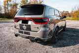 Corsa 21-22 Dodge Durango SRT Hellcat Cat-Back 2.75in Dual Rear Exit 4.5in Black PVD Pro-Series Tips 21196BLK