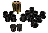 Energy Suspension Rear Spring Bushing Set - Black 5.2119G