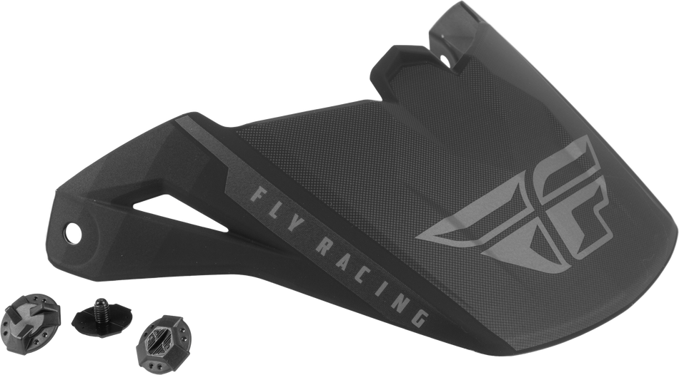 FLY RACING Kinetic Drift Helmet Visor Black/Charcoal F73-88201