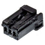 NAMZ AMP Multilock 3-Position Female Wire Plug Housing (HD 73153-96BK) NA-174921-2