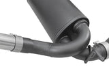 aFe Rebel Series 2.5in 409 SS Cat-Back Exhaust w/ Black Tips 2007+ Jeep Wrangler (JK) V6 3.6L/3.8L 49-48062-B