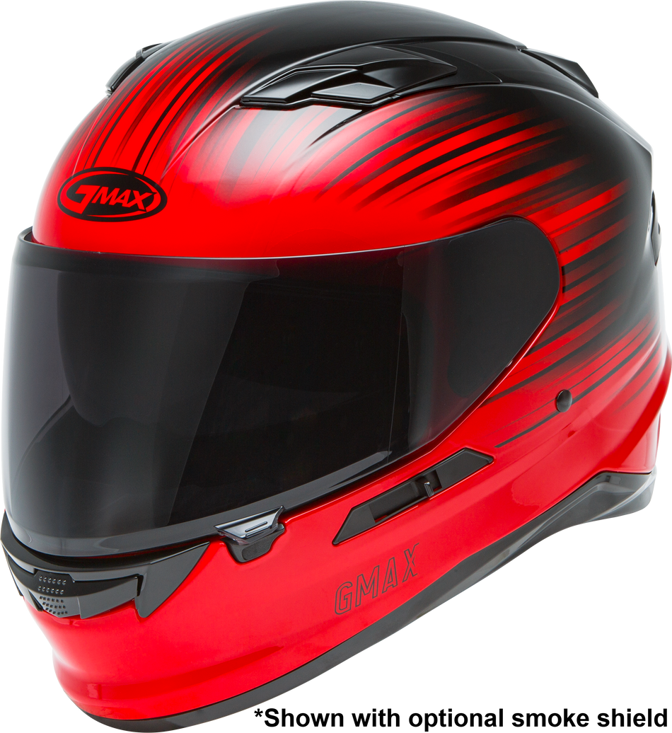 GMAX Ff-98 Full-Face Reliance Helmet Red/Black Lg F1982836-ECE