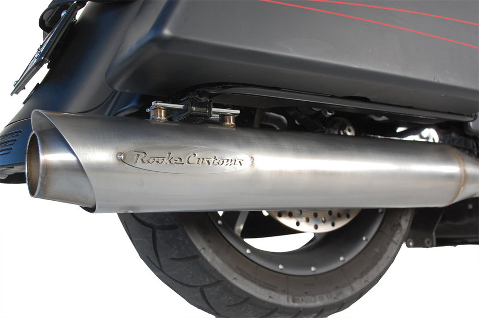 ROOKE 2in1 Exhaust System Brushed Stainless FMOT-0500