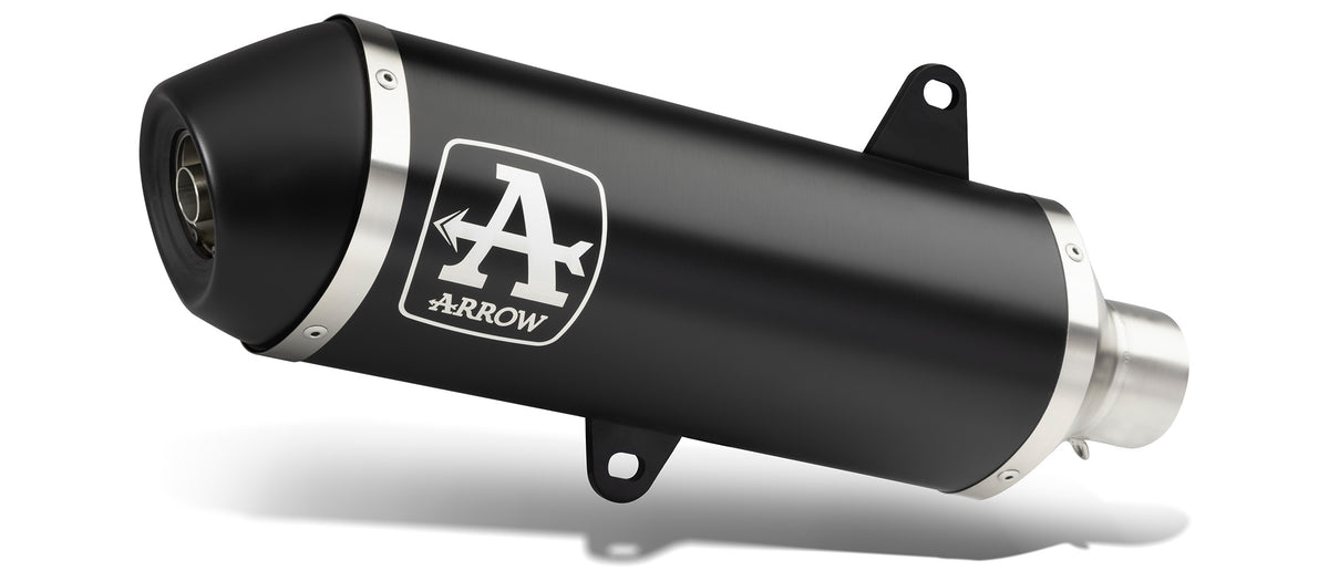 Arrow 53538AKN Urban Slip-on Exhaust, Aluminum Dark for Honda Forza 350  (2021-)