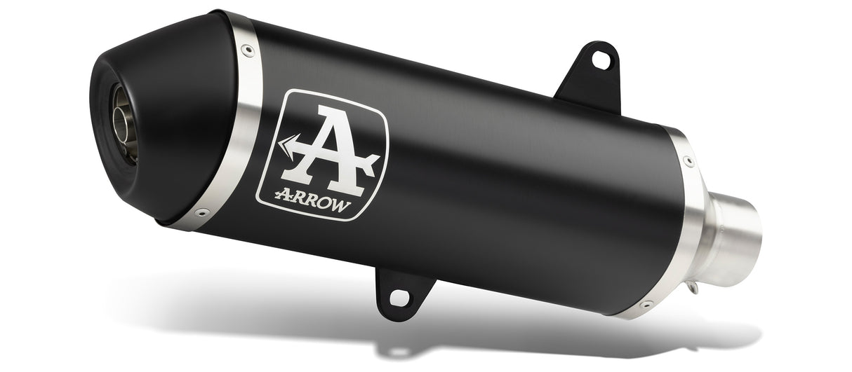 Arrow Vespa Primavera/Sprint 125' 21 Homol. Aluminum Dark Urban Silencer  53537ann