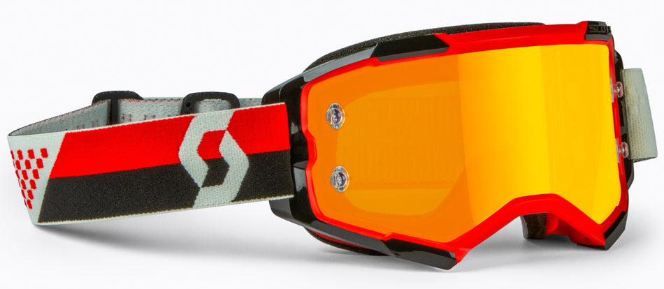 SCOTT Fury Goggle Red/Black Orange Chrome Works 272828-1018280