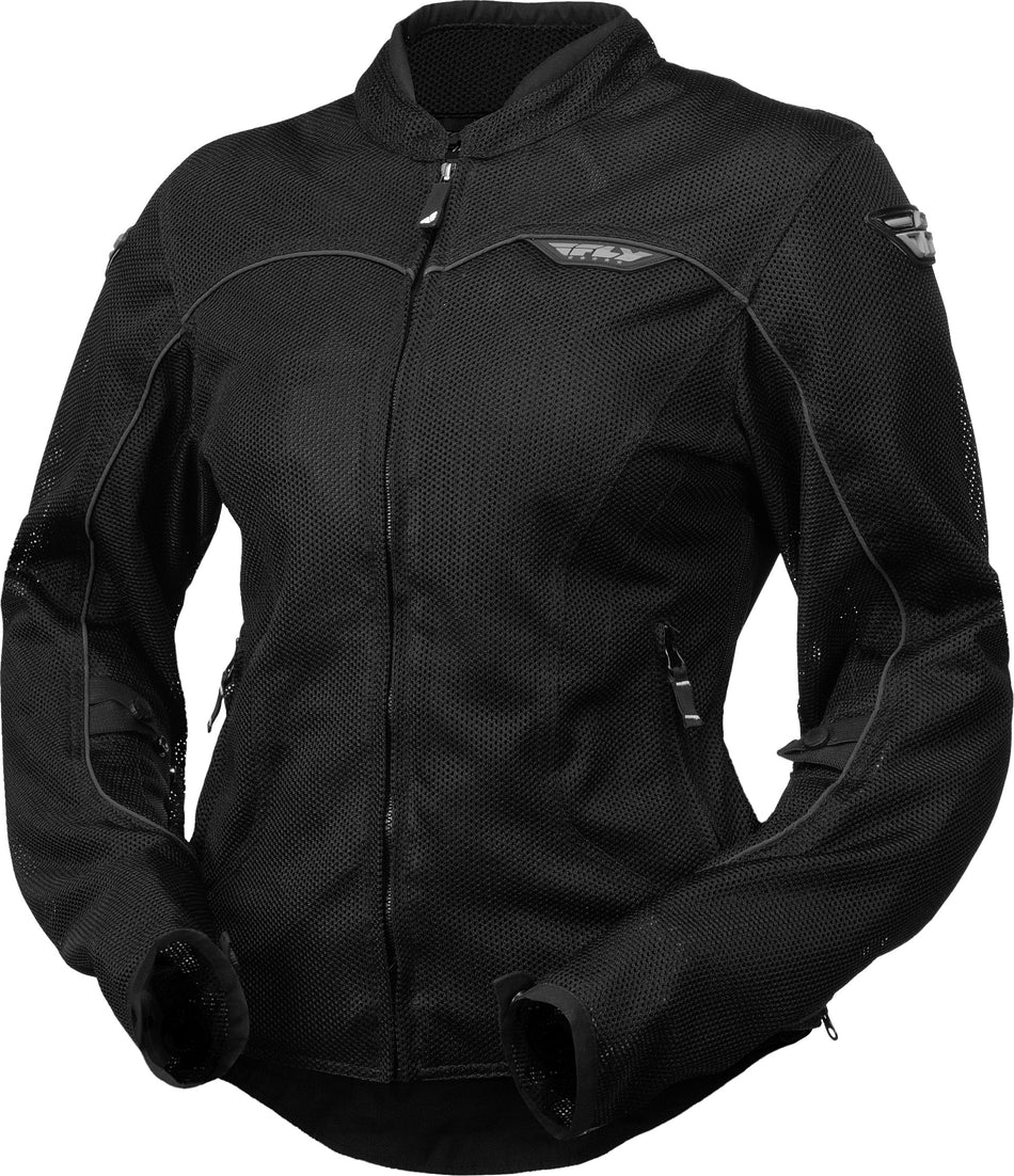 FLY RACING Women's Flux Air Mesh Jacket Black 2x #5948 477-8030~6