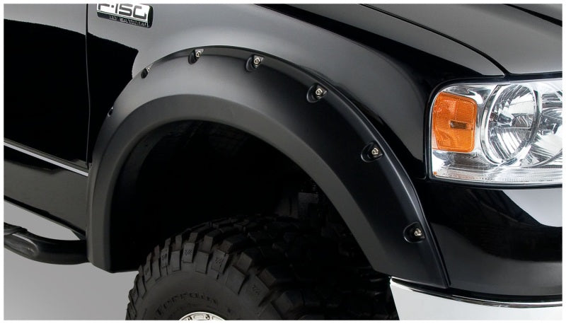 Bushwacker 04-08 Ford F-150 Pocket Style Flares 2pc - Black 20053-02