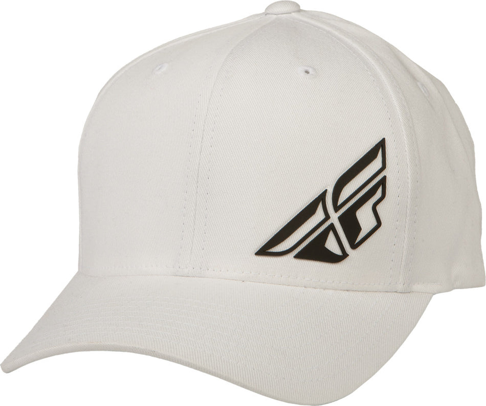 FLY RACING Fly F-Wing Hat White Lg/Xl 351-0394L