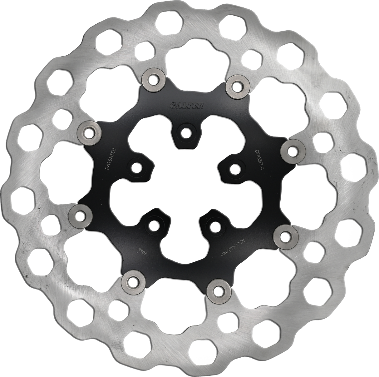 GALFER Rotor 12.5" Floating Cubiq Fr Black DF835FLQS