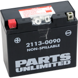 Parts Unlimited Agm Battery - Yt12b4/Yt12b-Bs Ct12b4