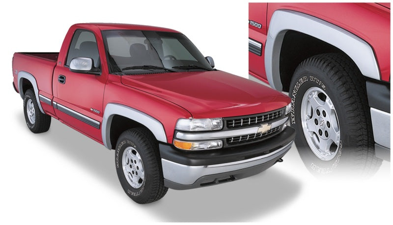 Bushwacker 99-02 Chevy Silverado 1500 Fleetside OE Style Flares 4pc 78.0/96.0in Bed - Black 40907-02