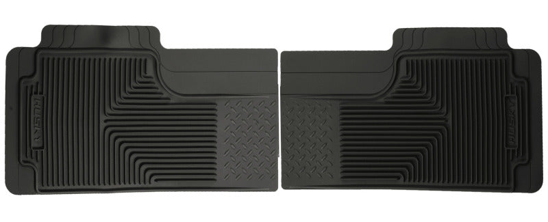 Husky Liners 80-12 Ford F-150/00-05 Ford Excursion Heavy Duty Black 2nd Row Floor Mats 52011