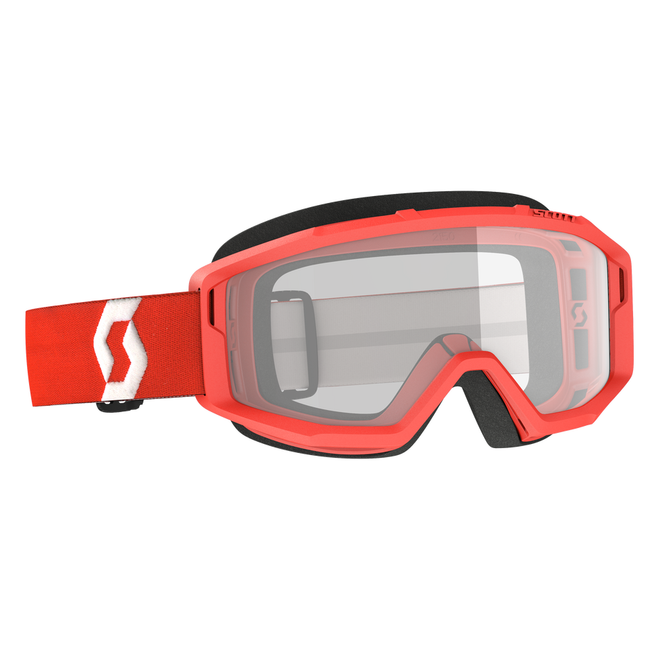 SCOTT Primal Goggle Red Clear Lens 278598-0004043