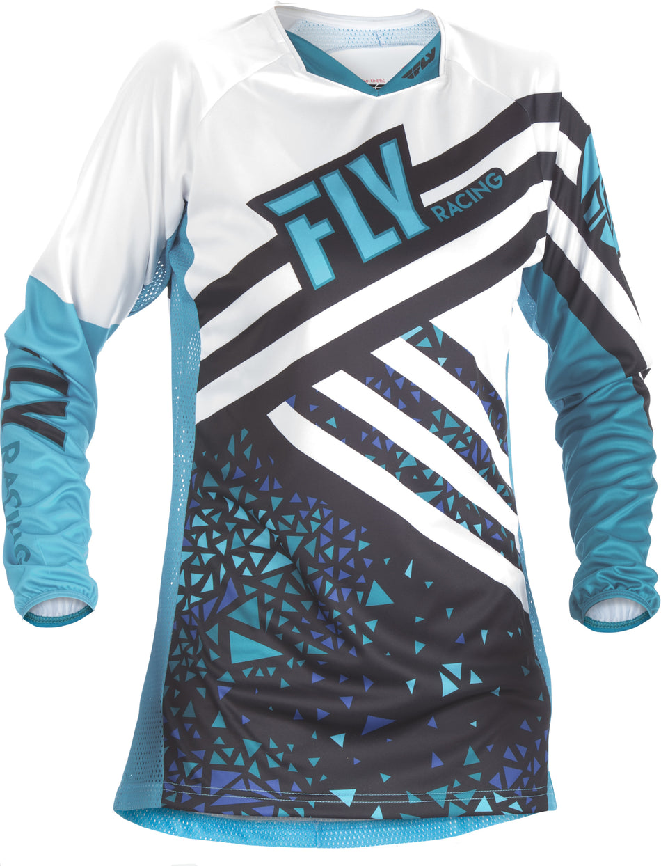 FLY RACING Kinetic Women's Jersey Blue/Black X 371-621X