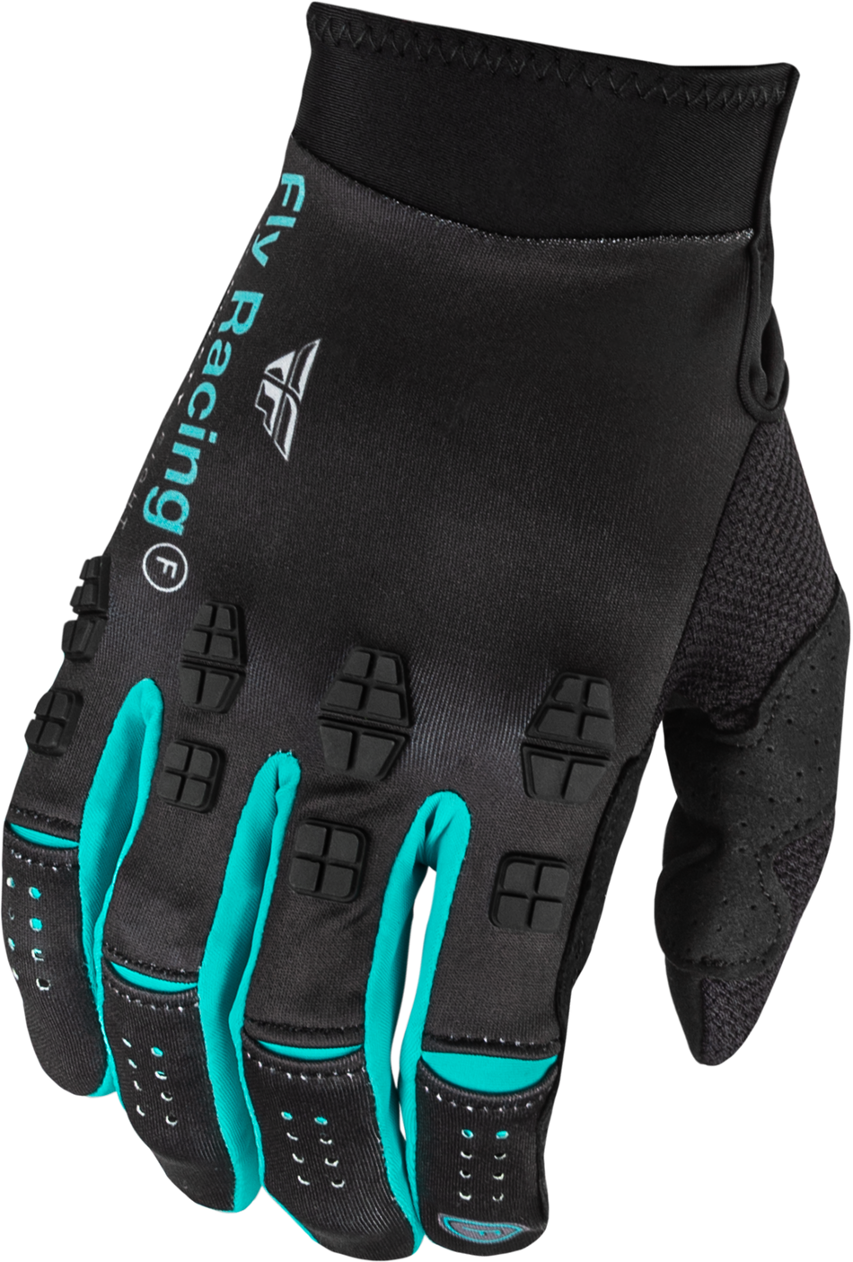 FLY RACING Youth Evolution Dst Se Strobe Gloves Black/Electric Blue Yl 377-114YL