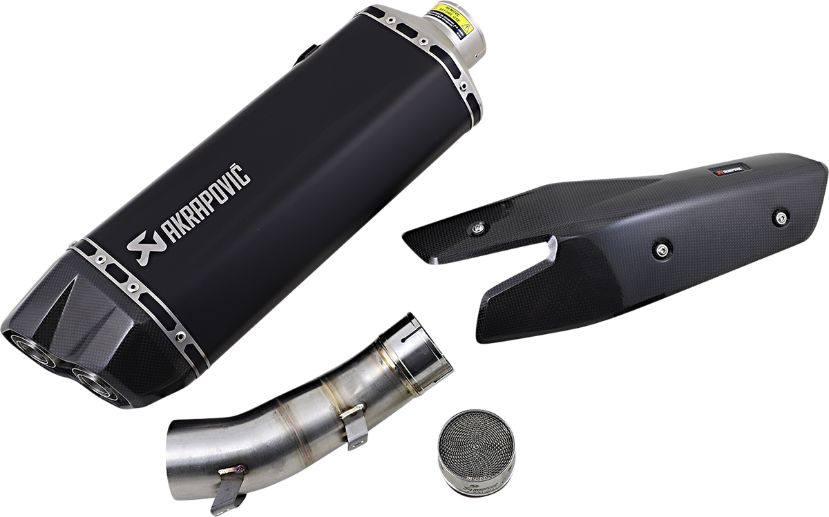 AKRAPOVIC Titanium Muffler - Black for  ZH2 2020-2023 S-K10SO25-HGITBL  1811-3998