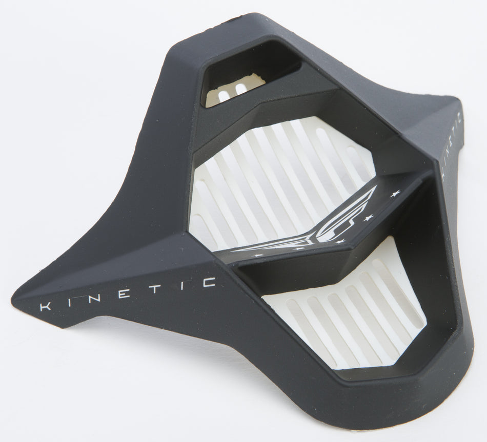 FLY RACING Kinetic Fullspeed Helmet Mouthpiece Matte White/Black 73-4781