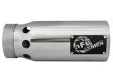 aFe SATURN 4S 4in SS Intercooled Exhaust Tip - Polished 4in In x 5in Out x 12in L Bolt-On 49T40501-P122