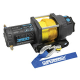 Superwinch 3500 LBS 12V DC 7/32in x 32ft Synthetic Rope Terra 3500SR Winch - Gray Wrinkle 1135270