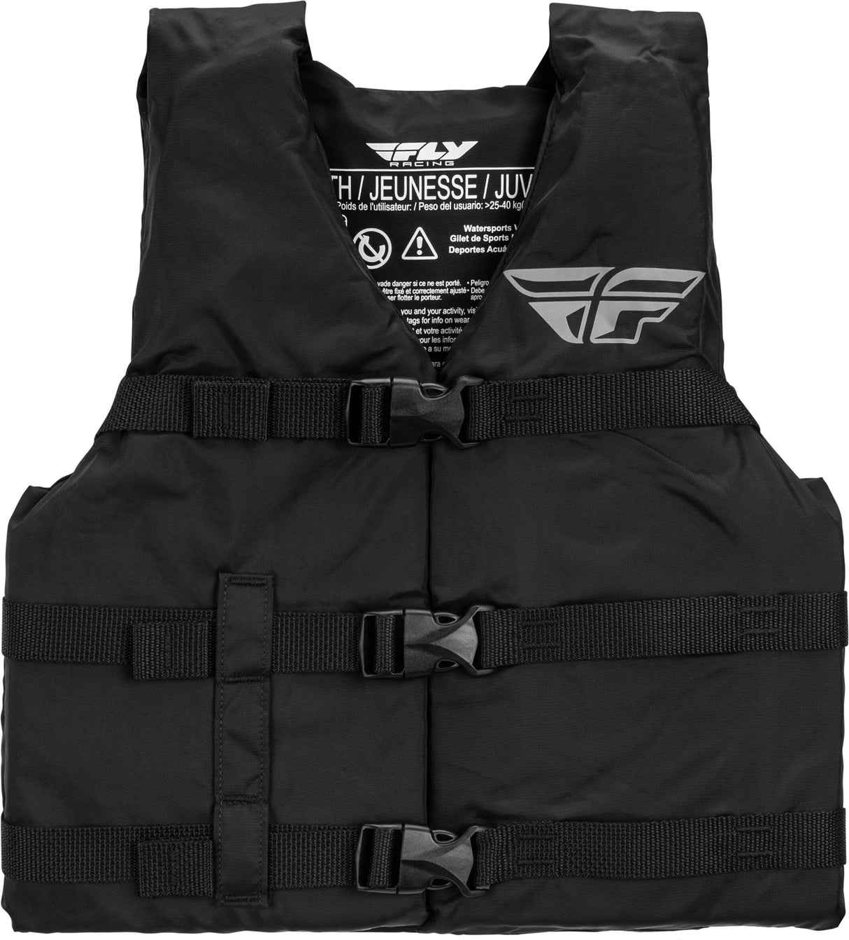 FLY RACING Youth Nylon Vest Black 112224-700-002-20