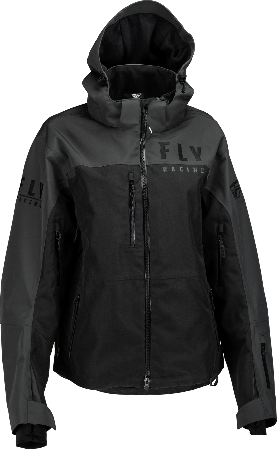 FLY RACING Women's Carbon Jacket Black/Grey Sm 470-4500S