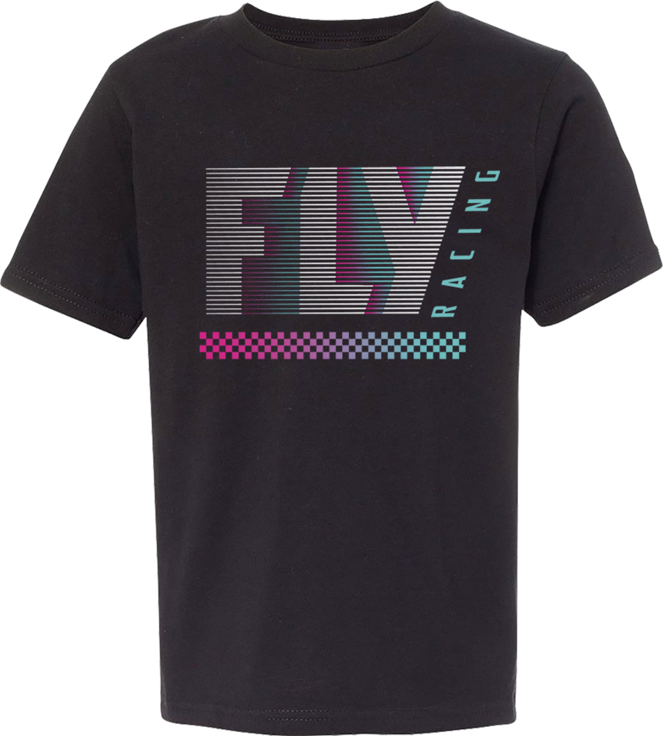 FLY RACING Youth Fly Flex Tee Black Ym 352-0435YM