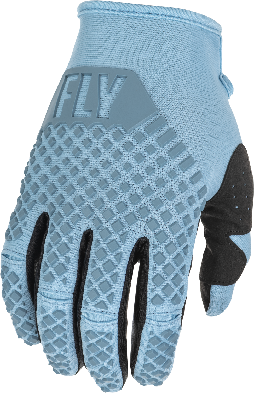 FLY RACING Youth Kinetic Gloves Light Blue Ym 375-414YM