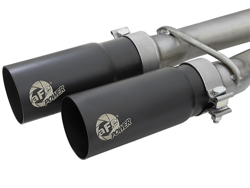 aFe POWER Rebel Series 2-1/2in 409 SS Cat Back Exhaust w/ Black Tips 16-17 Nissan Titan V8 5.6L 49-46126-B