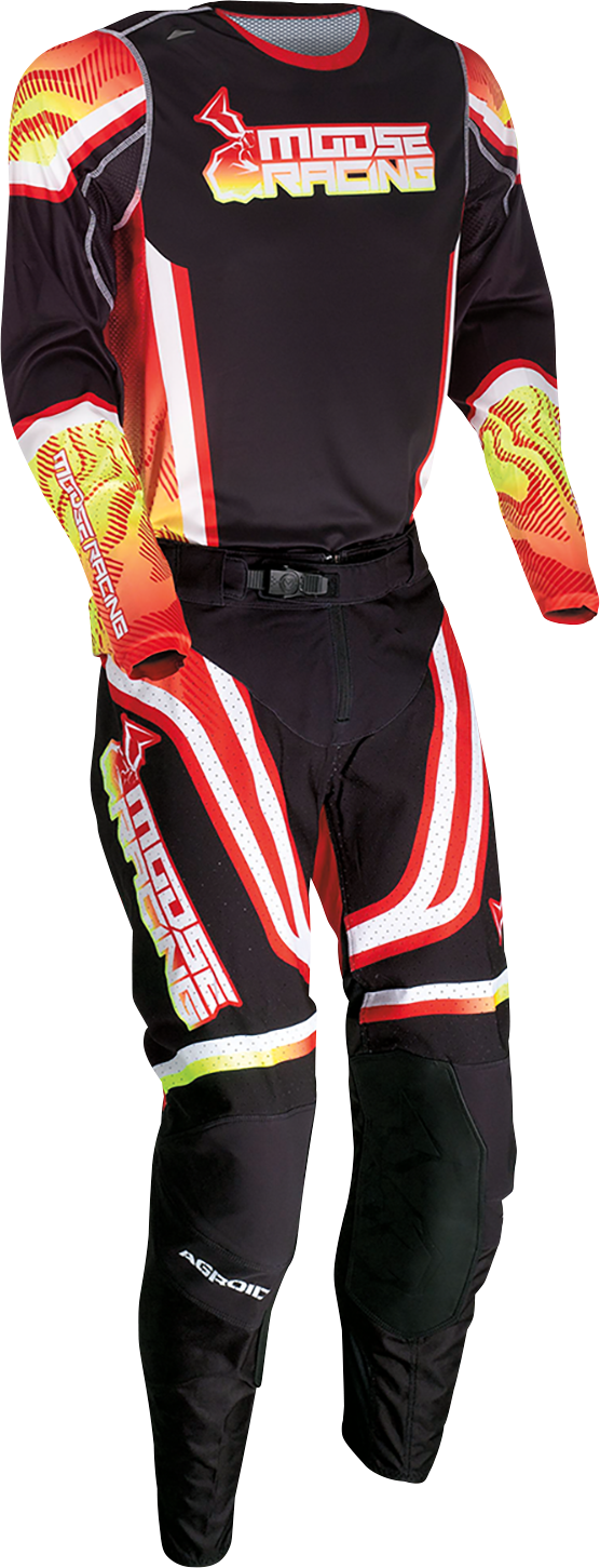 MOOSE RACING Agroid Jersey - Red/Yellow/Black - 3XL 2910-7395