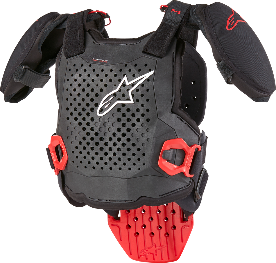 ALPINESTARS A-5 S Youth Chest Protector Black/White/Red Lg/Xl 6740224-123-LXL