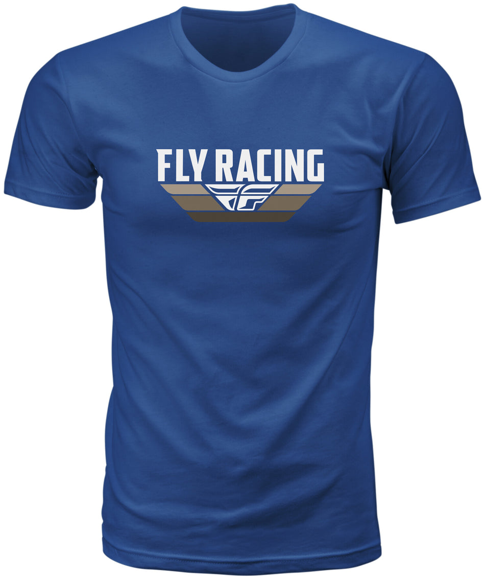FLY RACING Fly Voyage Tee Royal Blue Lg 352-0633L