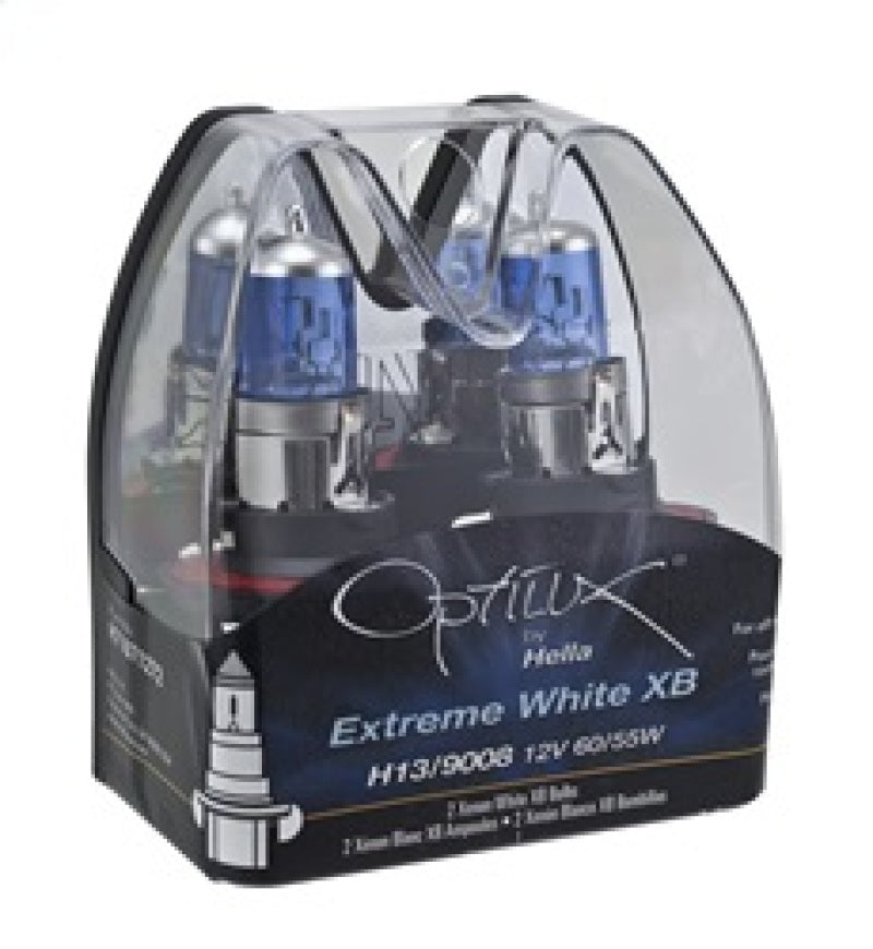 Hella Optilux H13/9008 12V 60/55W XB Xenon White Bulbs (Pair) LAH71071272