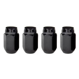 McGard Hex Lug Nut (Cone Seat) M14X1.5 / 22mm Hex / 1.635in. Length (4-Pack) - Black 64072