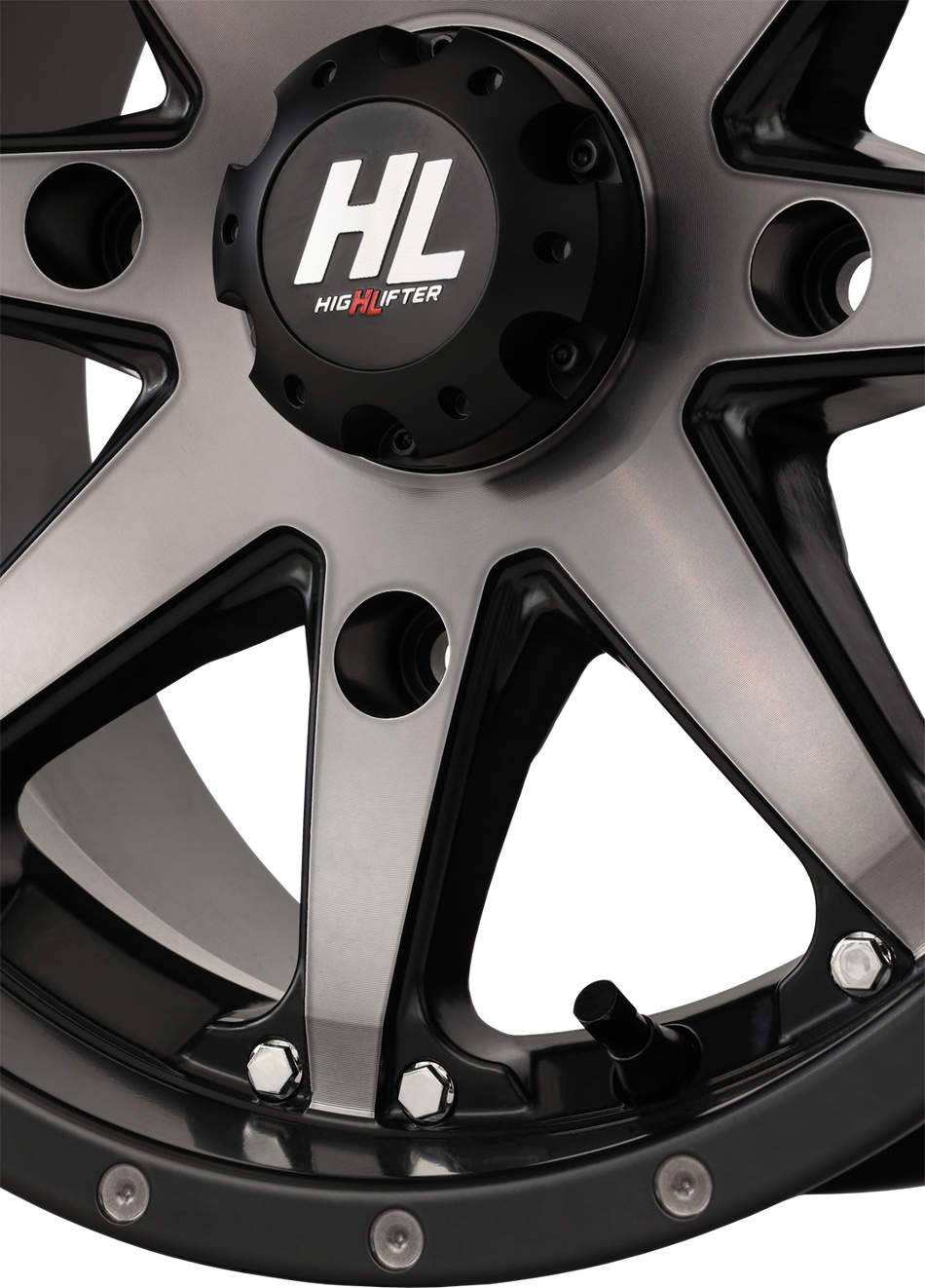 HIGH LIFTER Wheel - HL10 - Front/Rear - Matte Black/Smoke - 12x7 - 4/110 - 5+2 (+30 mm) 14HL10-1610