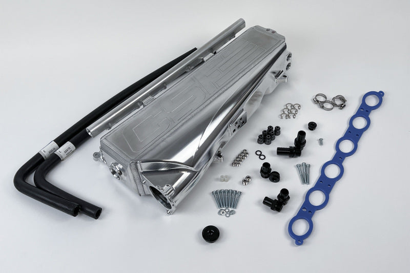 CSF Gen 2 B58 Race X Charge-Air-Cooler Manifold - Raw Billet Aluminum Finish 8400