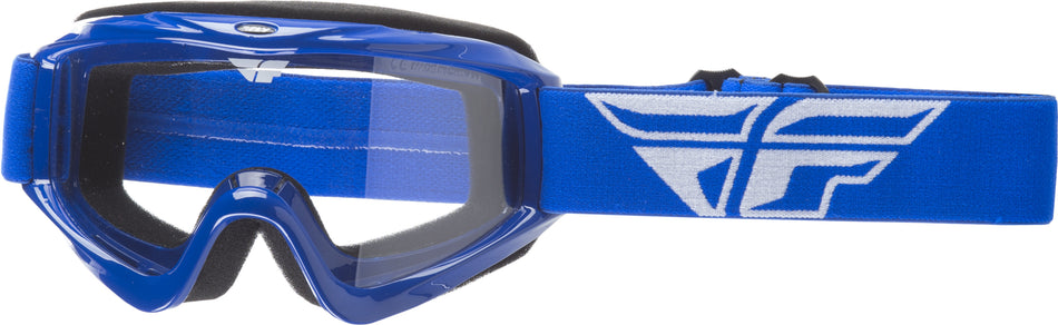 FLY RACING 2018 Focus Goggle Blue W/Clear Lens 37-4001