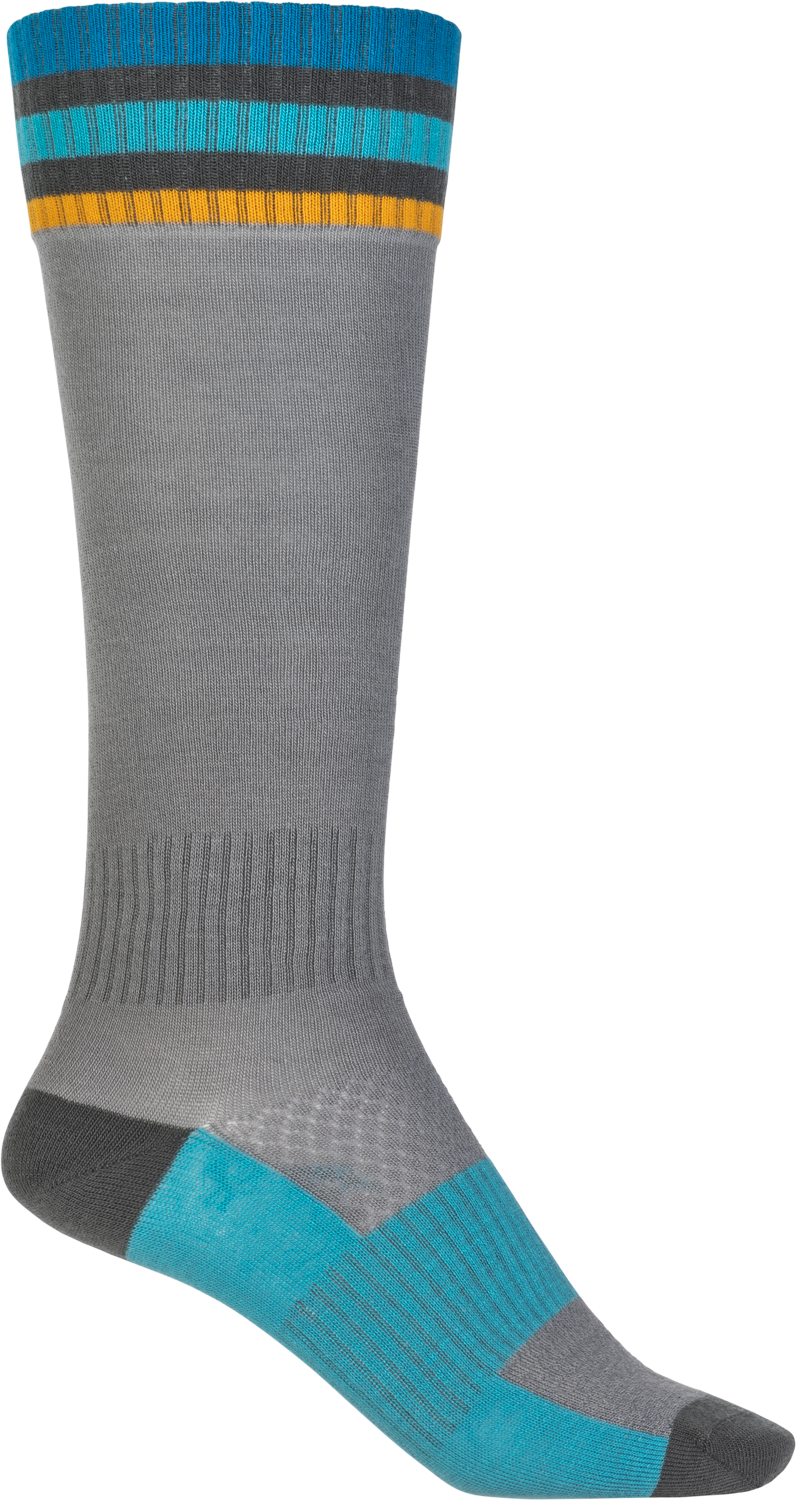 FLY RACING Mx Socks Thin Grey Lg/Xl 350-0541L